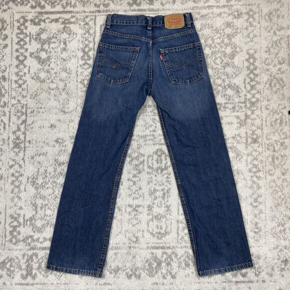 Levi's 550 Relaxed Fit Jeans Medium Wash Boys JeansSize 12 Slim 24x26 - Picture 6 of 6